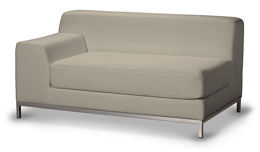 Bezug für Kramfors 2-Sitzer Sofa, Lehne links, grau-beige, Bezug für Kramfo günstig online kaufen