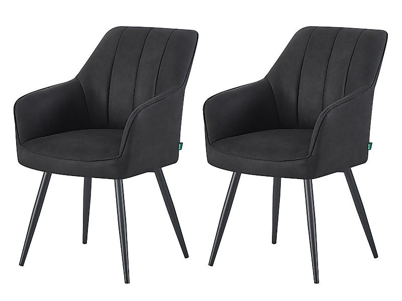 DUBI Möbel Drehstuhl THOMAS-NIKA 2er-Set, verschiedene Gestelle, Federkern, günstig online kaufen