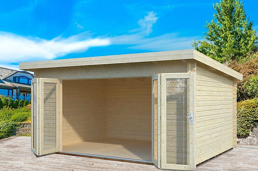 Palmako Gartenhaus "Lea", (Set), 14,2 m², mit Fußboden im Gartenhaus günstig online kaufen