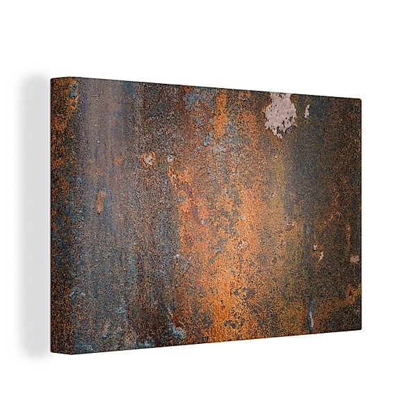 OneMillionCanvasses® Leinwandbild Rostdruck - Vintage - günstig online kaufen