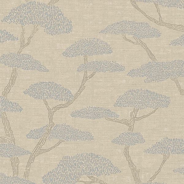Livingwalls Tapete Bäume Grau Schwarz und Braun 53 cm x 10,05 m AS-387415 günstig online kaufen
