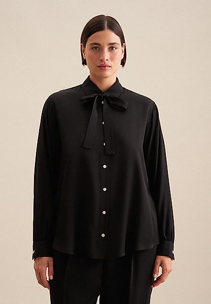 seidensticker Hemdbluse Schwarze Rose Langarm Kragen günstig online kaufen