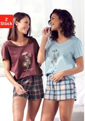 Vivance Dreams Shorty 2 Stück, 4 Stk. tlg., mit Frontdruck günstig online kaufen