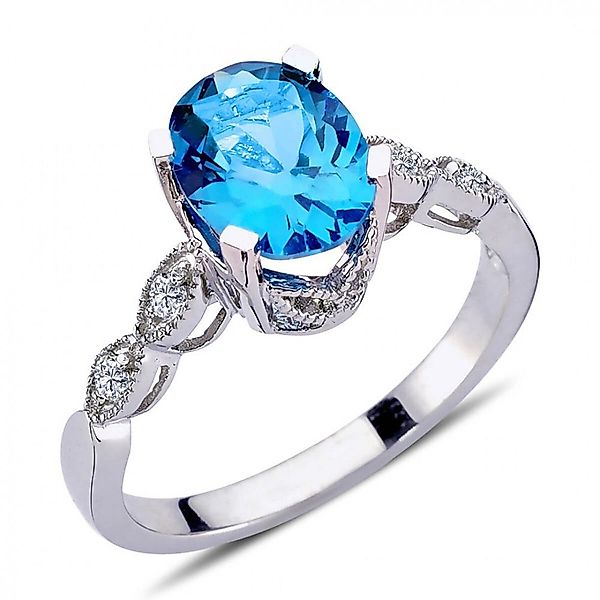EinStein Diamant Diamantring Halo Diamant Oval günstig online kaufen
