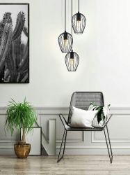 EGLO Pendelleuchte NEWTOWN Pendellampe, schwarz, Stahl, günstig online kaufen