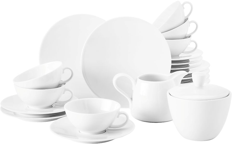Seltmann Weiden Teeservice »Geschirr-Set Life«, (Set, 20 tlg.), mit Linien- günstig online kaufen