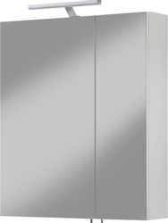 welltime Spiegelschrank "Torino" Breite 60 cm, 2-türig, LED-Beleuchtung, Sc günstig online kaufen