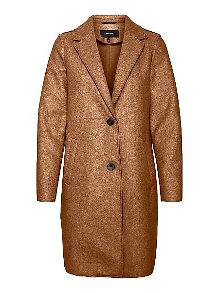 VERO MODA Lange Mantel Damen Braun günstig online kaufen