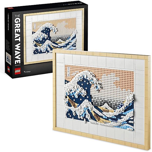 LEGO® Hokusai – Große Welle (31208), LEGO® Art Konstruktionsspielsteine, (1 günstig online kaufen