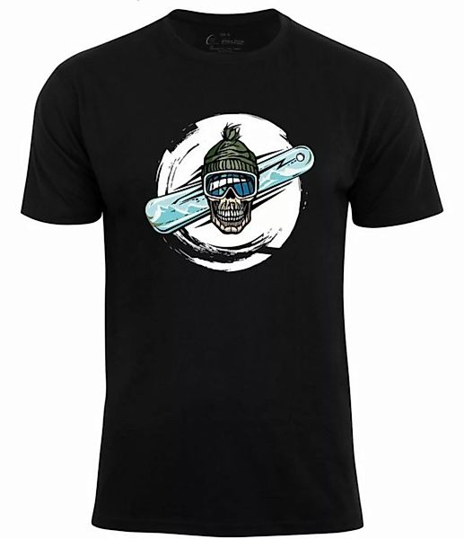 Cotton Prime® T-Shirt Skull on Snowboarding günstig online kaufen