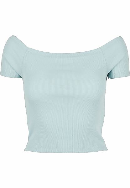 URBAN CLASSICS T-Shirt "Urban Classics Damen Ladies Off Shoulder Rib Tee" 1 günstig online kaufen