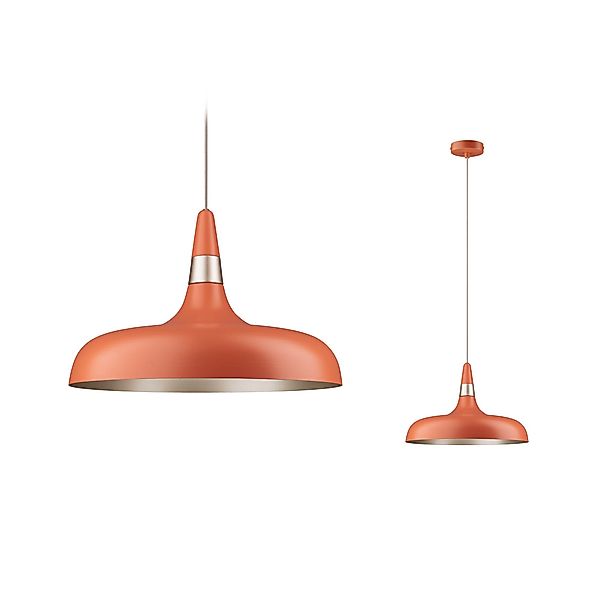 Paulmann "Pendelleuchte Juna Style E27 max. 20W Peach dimmbar Metall" günstig online kaufen