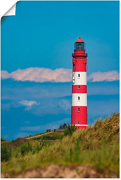 Artland Wandbild "Leuchtturm von Amrum", Gebäude, (1 St.), als Leinwandbild günstig online kaufen