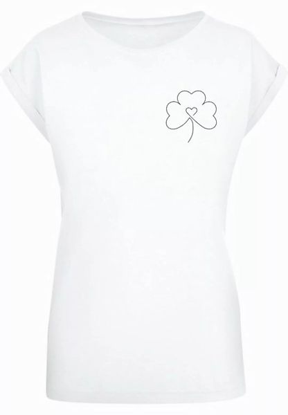 Merchcode T-Shirt Merchcode Damen Ladies Spring - Leaf Clover Flower T-Shir günstig online kaufen