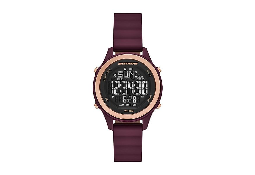 Skechers Chronograph SR6348, Quarzuhr, Armbanduhr, Damenuhr, Silikonarmband günstig online kaufen