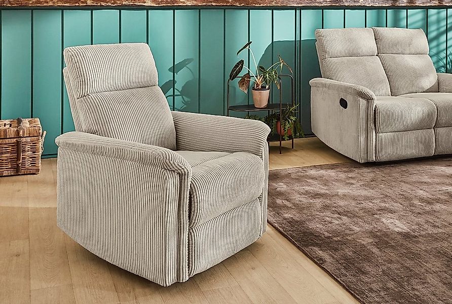 Jockenhöfer Gruppe Sessel Juist, Liegefunktion durch halbautomatische Recli günstig online kaufen