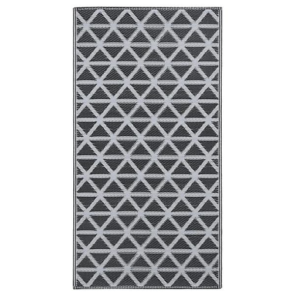 vidaXL Outdoorteppich Schwarz 190x290 Cm Pp 643939 günstig online kaufen