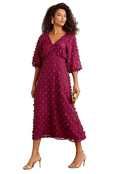 Love & Roses Midikleid Love & Roses Midikleid mit 3D-Blumen, Petite (1-tlg) günstig online kaufen