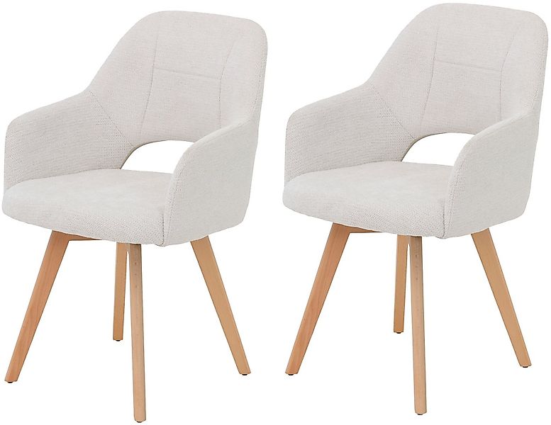 HELA Armlehnstuhl SOFIA Armlehnenstuhl mit Massivholzgestell, Bezug Webstof günstig online kaufen