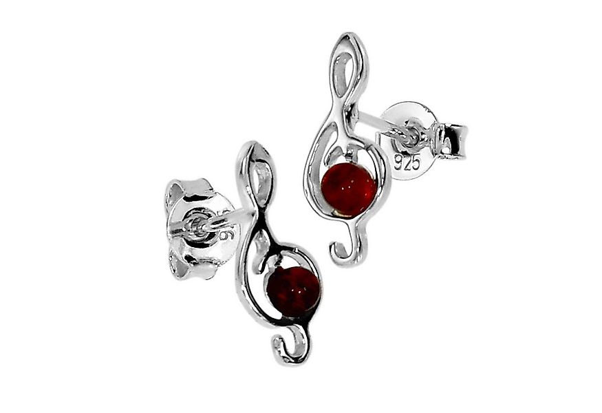 OSTSEE-SCHMUCK Paar Ohrstecker Ostsee-Schmuck Ohrstecker Notenschlüssel (2- günstig online kaufen