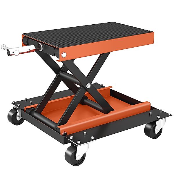 HOMCOM Motorradheber 500 kg Belastbar Motorradhebebühne 135-390 mm Höhenver günstig online kaufen