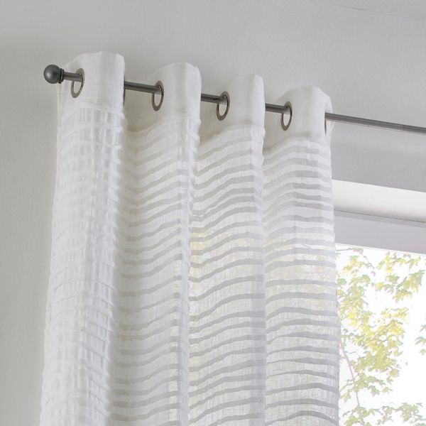 Kutti Vorhang "Crinkle allover" Ösen 1 Stk. tlg. weicher Musseiin, lichtdur günstig online kaufen