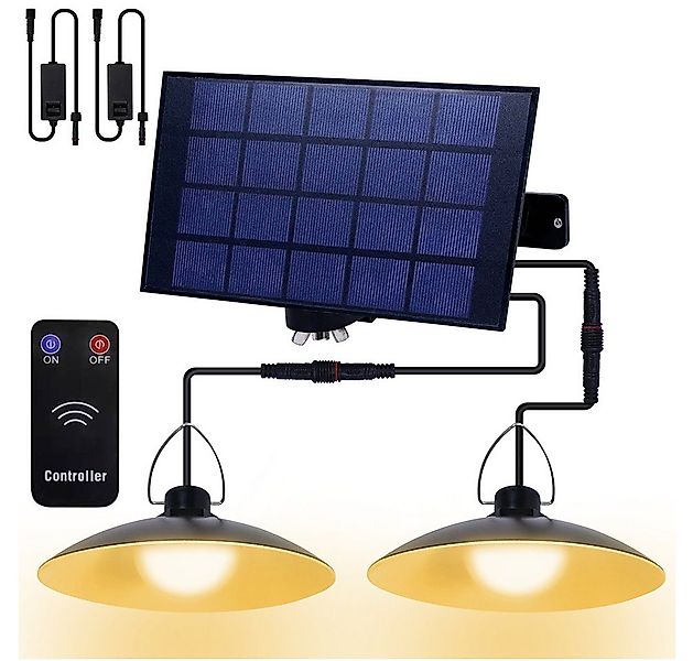 Sunicol LED Außen-Deckenleuchte Outdoor Vintage LED Solar Pendelleuchte,mit günstig online kaufen