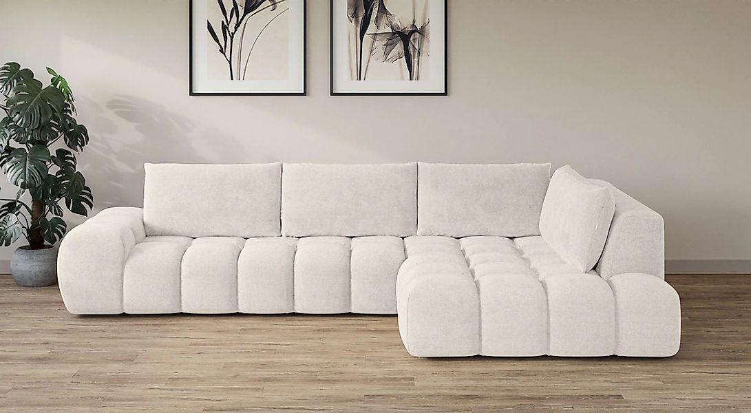 INOSIGN Ecksofa "AZITA klein, L-Form, elegant und bequem Designsofa", lose günstig online kaufen