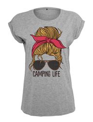 Youth Designz Print-Shirt "Camping Life Frau" günstig online kaufen