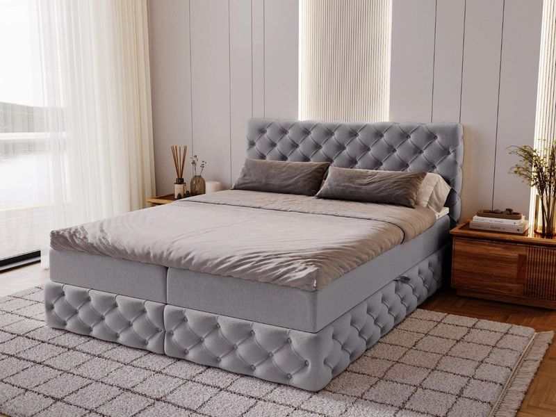 GrainGold Boxspringbett mit Bettkästen CANOLO, Modern günstig online kaufen