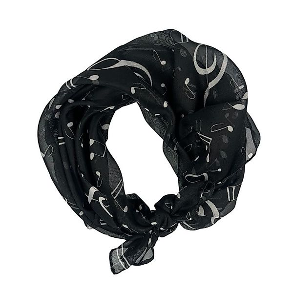 mugesh Schal Chiffon Schal Notenmotive, für Musikerinnen und Musiker günstig online kaufen