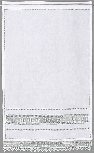 HOSSNER - ART OF HOME DECO Gardine »Birnhorn«, (1 St.), Häkelspitze - ECHTE günstig online kaufen