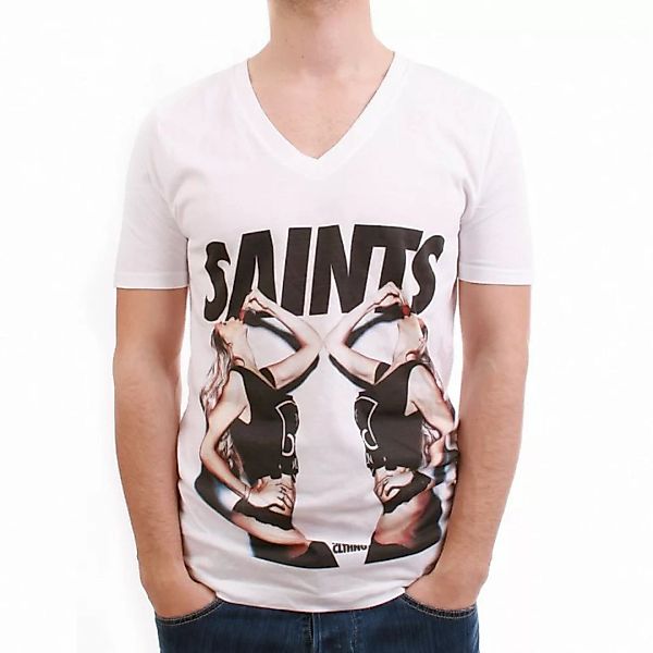 HAM CLTHNG T-Shirt Men - SAINTS MIRROR - White günstig online kaufen