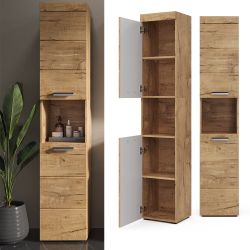 Vicco Hochschrank Luna, Eiche, 37 x günstig online kaufen