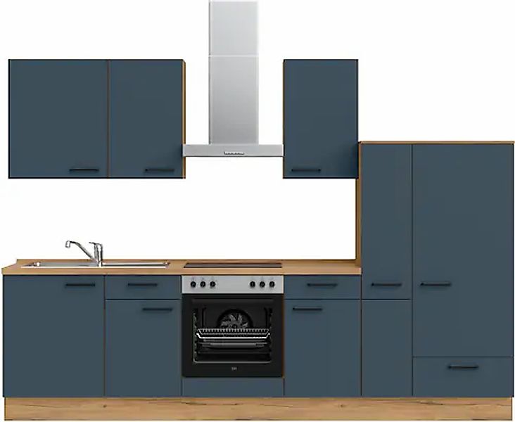 nobilia® Küchenzeile »"Easytouch I"« vormontiert, Ausrichtung wählbar, Brei günstig online kaufen