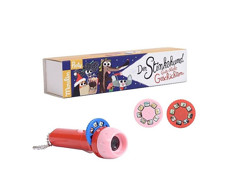 Moulin Roty Projektionslampe Projektionsleuchte Taschenlampe mit Geschichte günstig online kaufen