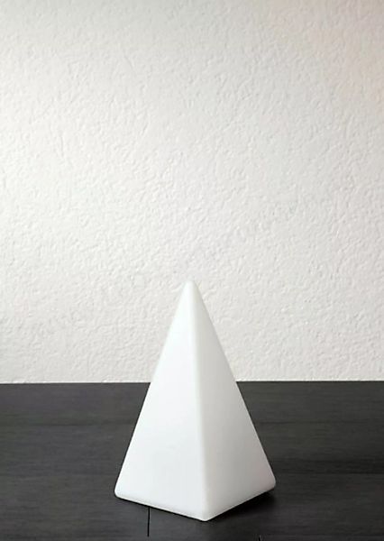 EPSTEIN-DESIGN Pyramide Bodenleuchte Weiß 36 cm günstig online kaufen