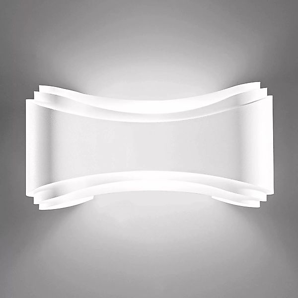 LED-Designer-Wandleuchte Ionica in Weiß günstig online kaufen