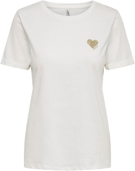 ONLY Kurzarmshirt "ONLKITA LIFE S/S TOP NOOS" regular fit, casual, Single J günstig online kaufen