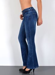 ESRA Bootcut-Jeans Damen Schlagjeans mit weitem günstig online kaufen