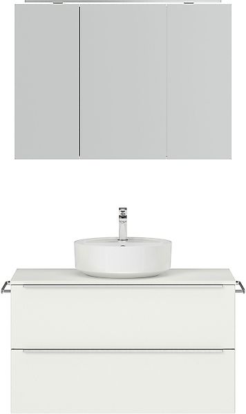 nobilia® Badmöbel-Set »Alvene«, (2 St., vormontiert, mit Soft-Close), inkl. günstig online kaufen