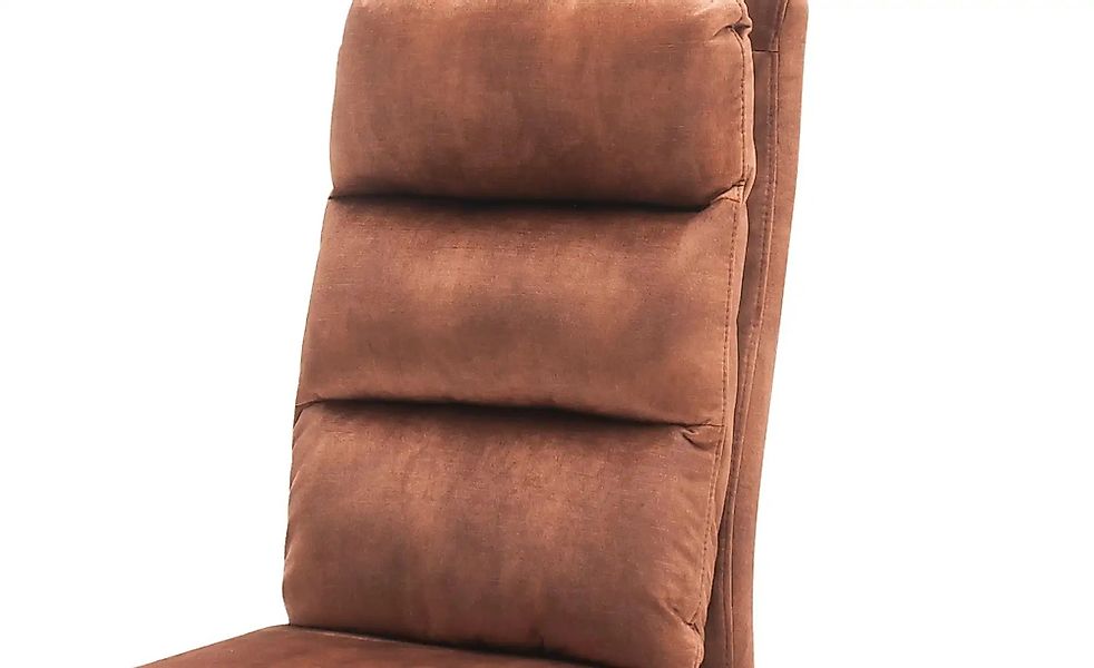 Freischwinger  mit gemütlichem Rückenkissen Lampang ¦ braun ¦ Maße (cm): B: günstig online kaufen