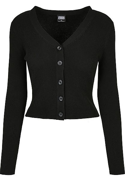 URBAN CLASSICS Strickjacke Urban Classics Damen Ladies Short Rib Knit Cardi günstig online kaufen