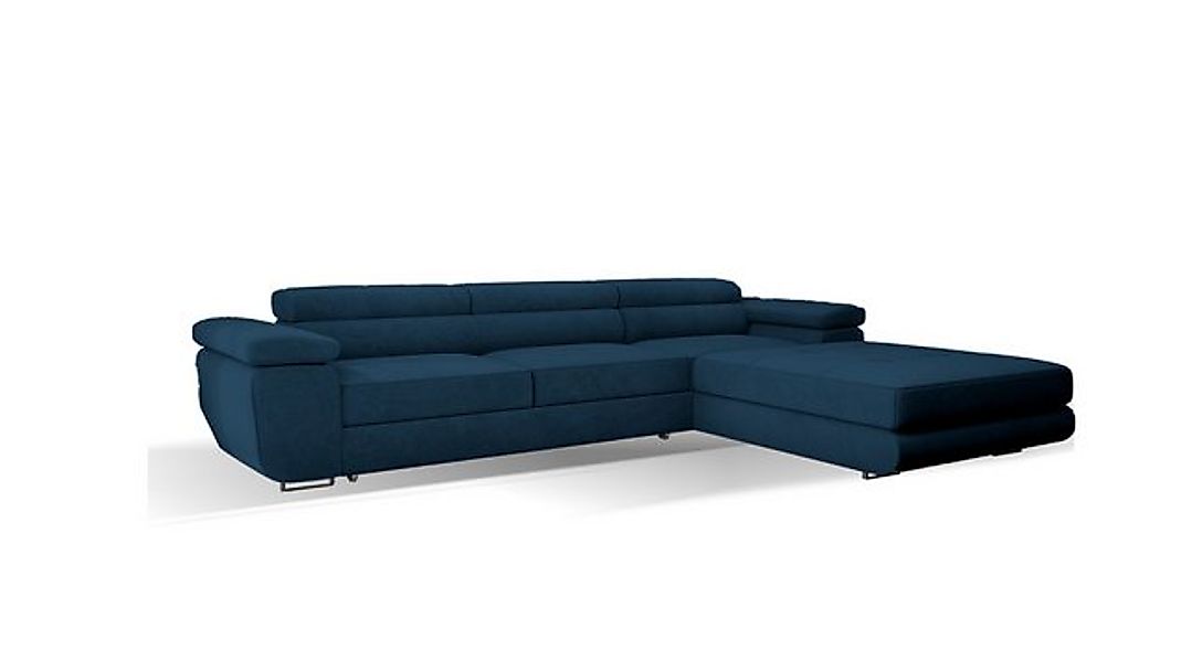 Goldstoff Ecksofa VENUS TWIN, mit Schlaffunktion und Bettkasten, 275x202x70 günstig online kaufen