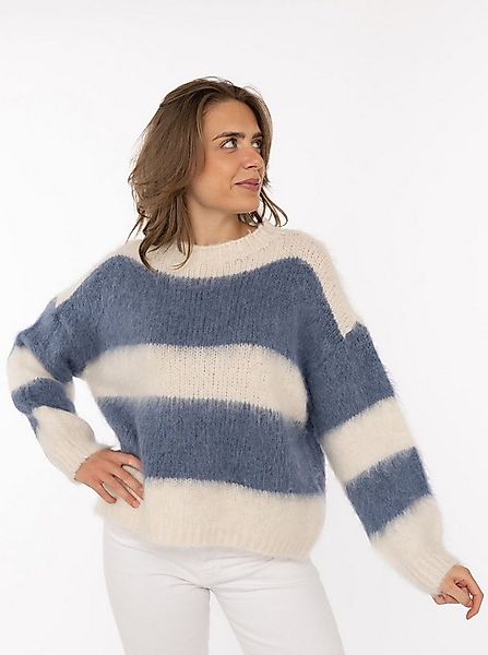 Zwillingsherz Strickpullover "Streifen" kuschelig mit Rundhalsausschnitt, B günstig online kaufen