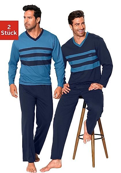 le jogger® Pyjama (Packung, 4 tlg., günstig online kaufen