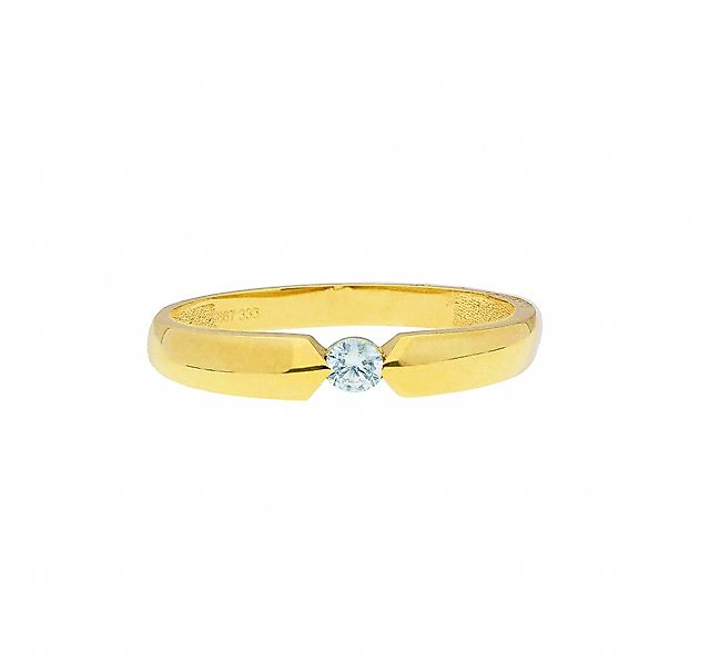 Adelia´s Fingerring "333 Gold Ring mit Zirkonia", Goldschmuck für Damen günstig online kaufen