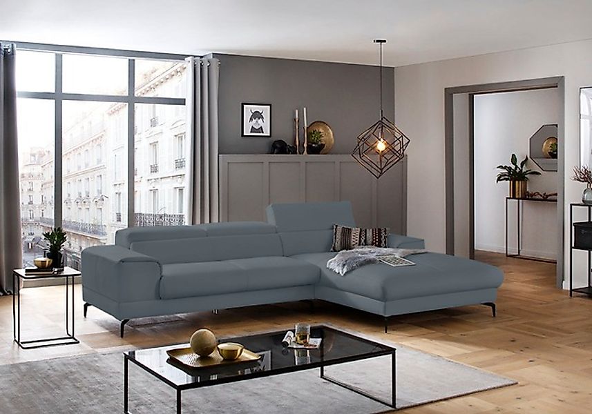 W.SCHILLIG Ecksofa »piedroo, Designsofa mit tollem Sitzkomfort, L-Form« Kop günstig online kaufen