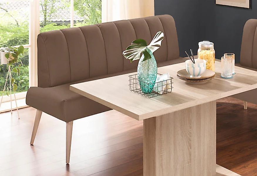 exxpo - sofa fashion Sitzbank "Costa, moderne Rückensteppung, bequem und el günstig online kaufen