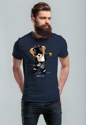Neverless Print-Shirt Herren T-Shirt Jackson Bear günstig online kaufen